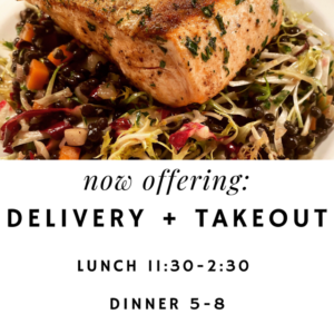 Now Offering Delivery & Takeout
